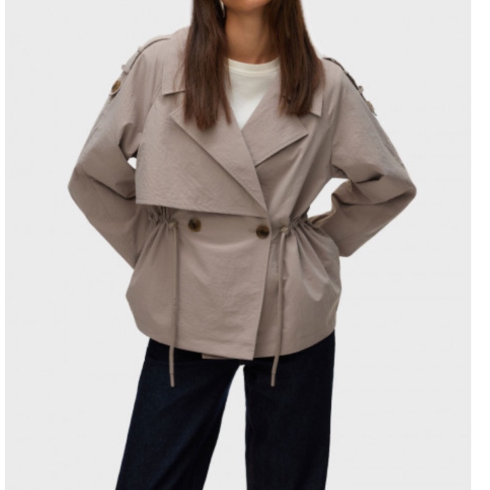 Vero Moda shirt trench jacket- large